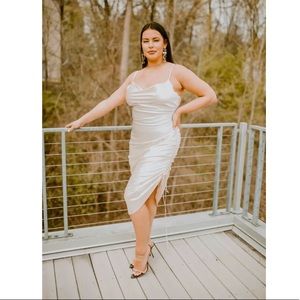 Dominica adjustable Slip Dress - Cream